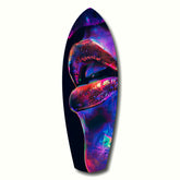 Colorful Lips V2 Glass Wall Art.